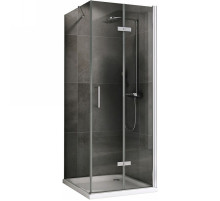 Душевой уголок Abber Zart 80x70 AG08080P-S71 профиль Хром стекло прозрачное