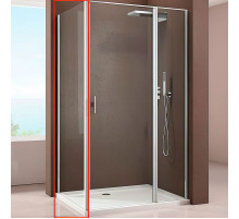 Душевая стенка Allen Brau Priority 90 3.31017.BA профиль Серебро брашированное стекло прозрачное