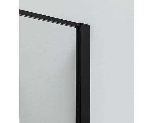 Приобрести Душевая дверь Allen Brau Priority 140 3.31036.BBA профиль Черный браш стекло прозрачное в магазине сантехники Santeh-Crystal.ru