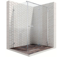 Душевой уголок Ambassador Abner 120х80 10011103R профиль Хром стекло прозрачное