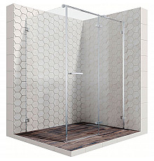 Душевой уголок Ambassador Abner 120х90 110011104R профиль Хром стекло прозрачное