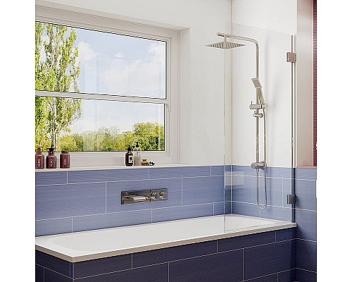 Santeh-Crystal.ru: Шторка на ванну Ambassador Bath Screens 70х140 16041101 профиль Хром стекло CrystalPure Приобрести Шторка на ванну Ambassador Bath Screens 70х140 16041101 профиль Хром стекло CrystalPure в магазине сантехники Santeh-Crystal.ru