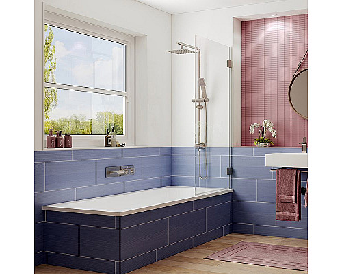 Santeh-Crystal.ru: Шторка на ванну Ambassador Bath Screens 70х140 16041101 профиль Хром стекло CrystalPure Приобрести Шторка на ванну Ambassador Bath Screens 70х140 16041101 профиль Хром стекло CrystalPure в магазине сантехники Santeh-Crystal.ru