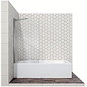 Шторка на ванну Ambassador Bath Screens 70х140 16041102 профиль Хром стекло CrystalPure