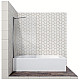 Купить Шторка на ванну Ambassador Bath Screens 80х140 16041103 профиль Хром стекло CrystalPure в магазине сантехники Santeh-Crystal.ru
