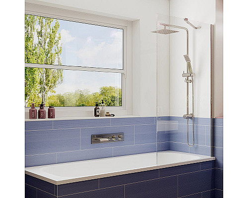 Santeh-Crystal.ru: Шторка на ванну Ambassador Bath Screens 80х140 16041103 профиль Хром стекло CrystalPure Купить Шторка на ванну Ambassador Bath Screens 80х140 16041103 профиль Хром стекло CrystalPure в магазине сантехники Santeh-Crystal.ru