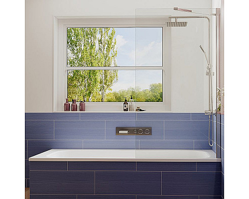 Santeh-Crystal.ru: Шторка на ванну Ambassador Bath Screens 80х140 16041103 профиль Хром стекло CrystalPure Купить Шторка на ванну Ambassador Bath Screens 80х140 16041103 профиль Хром стекло CrystalPure в магазине сантехники Santeh-Crystal.ru