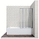 Купить Шторка на ванну Ambassador Bath Screens 100х140 16041111R профиль Хром стекло CrystalPure в магазине сантехники Santeh-Crystal.ru