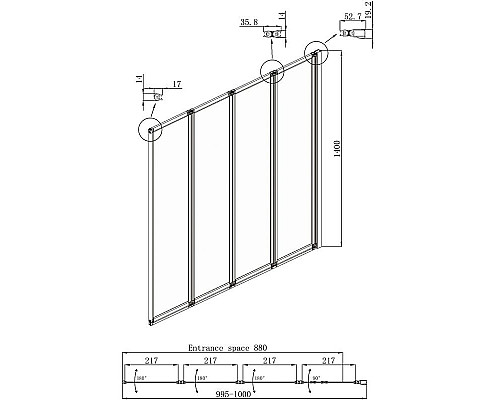 Santeh-Crystal.ru: Шторка на ванну Ambassador Bath Screens 100х140 16041111R профиль Хром стекло CrystalPure Купить Шторка на ванну Ambassador Bath Screens 100х140 16041111R профиль Хром стекло CrystalPure в магазине сантехники Santeh-Crystal.ru