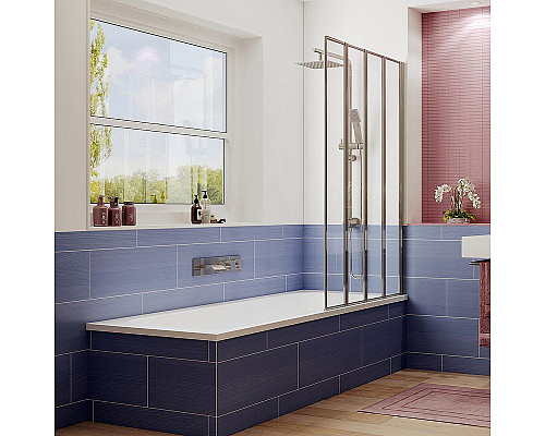 Santeh-Crystal.ru: Шторка на ванну Ambassador Bath Screens 100х140 16041111R профиль Хром стекло CrystalPure Купить Шторка на ванну Ambassador Bath Screens 100х140 16041111R профиль Хром стекло CrystalPure в магазине сантехники Santeh-Crystal.ru