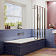Купить Шторка на ванну Ambassador Bath Screens 100х140 16041111R профиль Хром стекло CrystalPure в магазине сантехники Santeh-Crystal.ru
