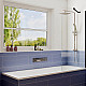 Купить Шторка на ванну Ambassador Bath Screens 70х140 16041206 профиль Черный стекло прозрачное в магазине сантехники Santeh-Crystal.ru