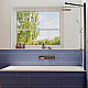 Купить Шторка на ванну Ambassador Bath Screens 80х140 16041207 профиль Черный стекло прозрачное в магазине сантехники Santeh-Crystal.ru