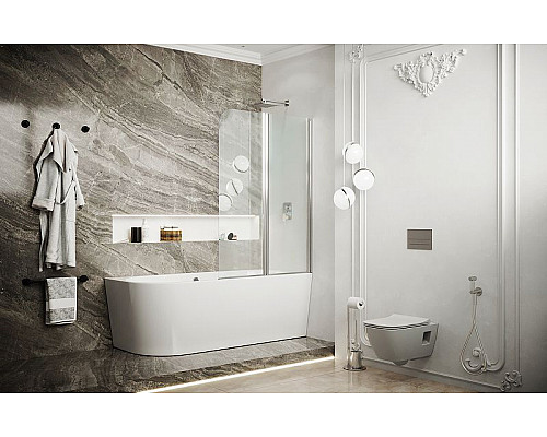 Santeh-Crystal.ru: Шторка на ванну Ambassador Bath Screens 100х140 16041119 профиль Хром стекло прозрачное Заказать Шторка на ванну Ambassador Bath Screens 100х140 16041119 профиль Хром стекло прозрачное в магазине сантехники Santeh-Crystal.ru