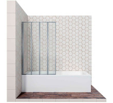 Шторка на ванну Ambassador Bath Screens 120х140 16041112 профиль Хром стекло прозрачное