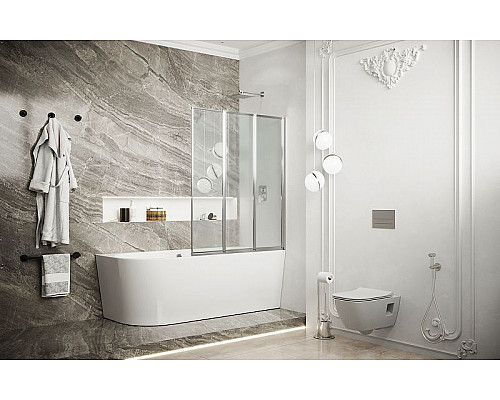 Santeh-Crystal.ru: Шторка на ванну Ambassador Bath Screens 90х140 16041113 профиль Хром стекло прозрачное Приобрести Шторка на ванну Ambassador Bath Screens 90х140 16041113 профиль Хром стекло прозрачное в магазине сантехники Santeh-Crystal.ru