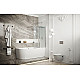 Купить Шторка на ванну Ambassador Bath Screens 90х140 16041117 профиль Хром стекло прозрачное в магазине сантехники Santeh-Crystal.ru