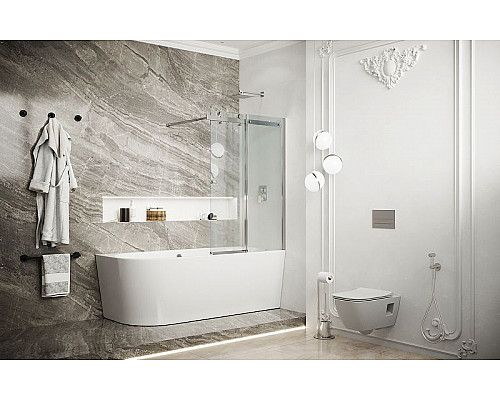 Santeh-Crystal.ru: Шторка на ванну Ambassador Bath Screens 100х140 16041116 профиль Хром стекло прозрачное Заказать Шторка на ванну Ambassador Bath Screens 100х140 16041116 профиль Хром стекло прозрачное в магазине сантехники Santeh-Crystal.ru