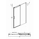 Заказать Душевой уголок Ambassador Benefit 150x80 19021104HX-80HX профиль Хром стекло прозрачное в магазине сантехники Santeh-Crystal.ru