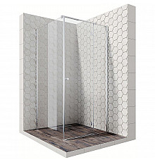 Душевой уголок Ambassador Diamond 100х100 12011103R профиль Хром стекло прозрачное