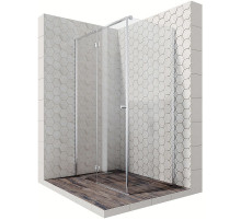 Душевой уголок Ambassador Diamond 120х80 12011104L профиль Хром стекло прозрачное