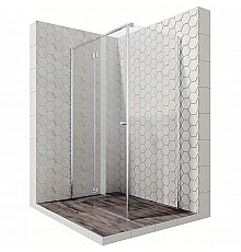 Душевой уголок Ambassador Diamond 120х80 12011104L профиль Хром стекло прозрачное