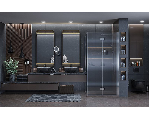 Santeh-Crystal.ru: Душевой уголок Ambassador Diamond 100х100 12011106R профиль Хром стекло прозрачное Заказать Душевой уголок Ambassador Diamond 100х100 12011106R профиль Хром стекло прозрачное в магазине сантехники Santeh-Crystal.ru