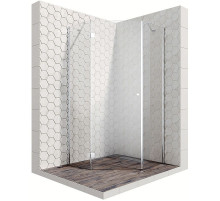 Душевой уголок Ambassador Diamond 90х90 12011111L профиль Хром стекло прозрачное