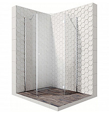 Душевой уголок Ambassador Diamond 90х90 12011111R профиль Хром стекло прозрачное