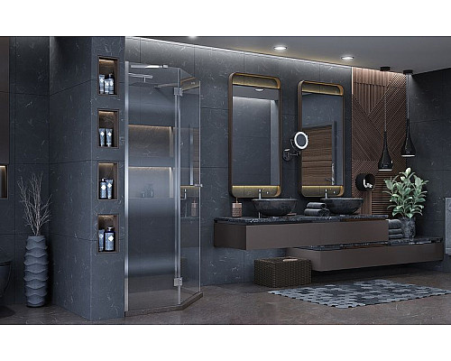 Santeh-Crystal.ru: Душевой уголок Ambassador Diamond 100х100 12011112L профиль Хром стекло прозрачное Купить Душевой уголок Ambassador Diamond 100х100 12011112L профиль Хром стекло прозрачное в магазине сантехники Santeh-Crystal.ru