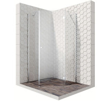 Душевой уголок Ambassador Diamond 100х100 12011112R профиль Хром стекло прозрачное