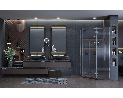 Santeh-Crystal.ru: Душевой уголок Ambassador Diamond 100х100 12011112R профиль Хром стекло прозрачное Приобрести Душевой уголок Ambassador Diamond 100х100 12011112R профиль Хром стекло прозрачное в магазине сантехники Santeh-Crystal.ru