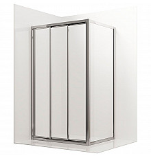 Душевой уголок Ambassador Forsa 130х70 17021104NX-70NX профиль Хром стекло прозрачное