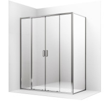 Душевой уголок Ambassador Forsa 120х110 17021107AX-110AX профиль Хром стекло прозрачное