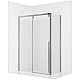 Купить Душевой уголок Ambassador Intense 130x110 110021102IX-110IX профиль Хром стекло прозрачное в магазине сантехники Santeh-Crystal.ru