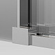 Купить Душевой уголок Ambassador Intense 130x110 110021102IX-110IX профиль Хром стекло прозрачное в магазине сантехники Santeh-Crystal.ru