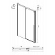 Купить Душевой уголок Ambassador Intense 130x100 110022202IBB-100IBB профиль Черный стекло тонированное в магазине сантехники Santeh-Crystal.ru