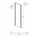 Купить Душевой уголок Ambassador Intense 130x110 110022202IBB-110IBB профиль Черный стекло тонированное в магазине сантехники Santeh-Crystal.ru