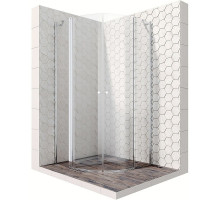 Душевой уголок Ambassador Nord 100х100 13011102 профиль Хром стекло прозрачное