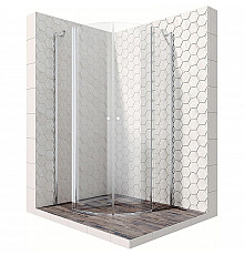 Душевой уголок Ambassador Nord 100х100 13011102 профиль Хром стекло прозрачное