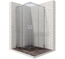 Душевой уголок Ambassador Queen 100х100 11011105 профиль Хром стекло прозрачное