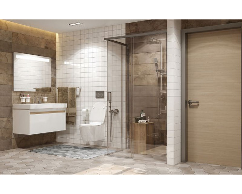 Купить Душевой уголок Ambassador Queen 120х80 11011106R профиль Хром стекло прозрачное в магазине сантехники Santeh-Crystal.ru