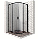 Приобрести Душевой уголок Ambassador Queen 90х90 11011201Black профиль Черный стекло прозрачное в магазине сантехники Santeh-Crystal.ru