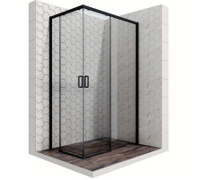 Душевой уголок Ambassador Queen 120х80 11011205RBlack профиль Черный стекло прозрачное
