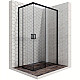 Приобрести Душевой уголок Ambassador Queen 120х80 11011205RBlack профиль Черный стекло прозрачное в магазине сантехники Santeh-Crystal.ru