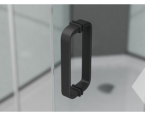 Приобрести Душевой уголок Ambassador Queen 120х80 11011205RBlack профиль Черный стекло прозрачное в магазине сантехники Santeh-Crystal.ru