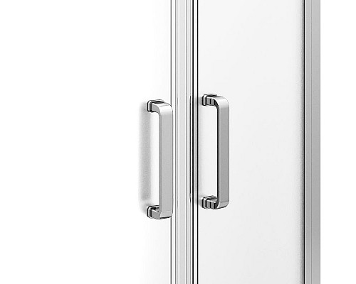 Купить Душевой уголок Ambassador Royal 90x90 18015106 профиль Хром стекло белое с рисунком в магазине сантехники Santeh-Crystal.ru