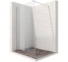 Душевая перегородка Ambassador Walk-in 90х200 15031101 профиль Хром стекло прозрачное