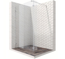 Душевая перегородка Ambassador Walk-in 100х200 15031106 профиль Хром стекло прозрачное