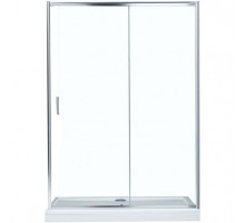 Душевая дверь Aquanet SD-1400A 140 профиль Хром стекло прозрачное
